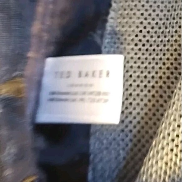 Ted‎ Baker London Charcoal Gray Toiletry Travel Bag Towel Wash Cloth Nylon 13x10 - Picture 6 of 8